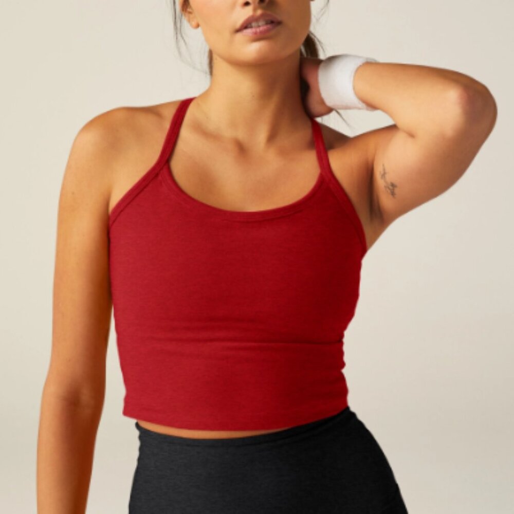 Beyond Yoga Spacedye Slim Racerback Cropped Tank - Size S